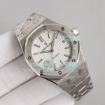Swiss Replica AP Royal Oak 37mm Watch Stainless Steel White Dial